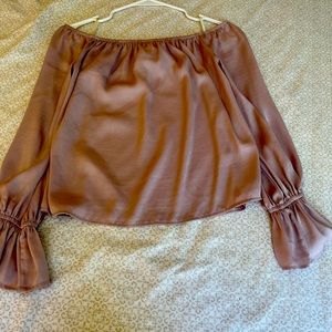 Forever 21 off the shoulder blouse lilac